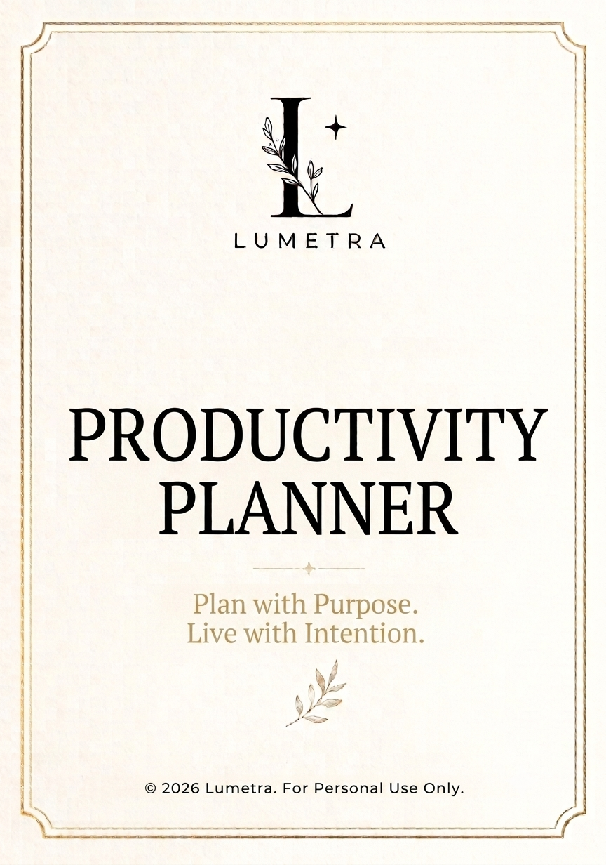 Productivity Planner Bundle