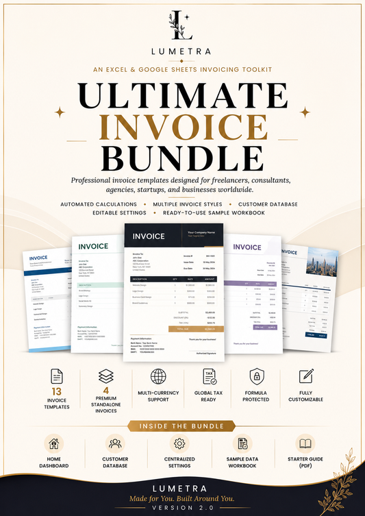 Ultimate Invoice Bundle for Excel