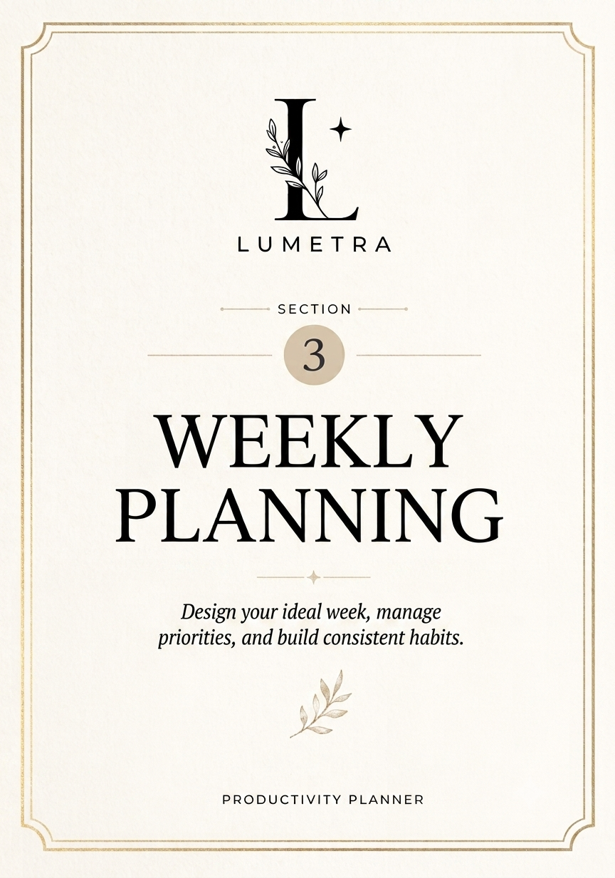 Productivity Planner Bundle