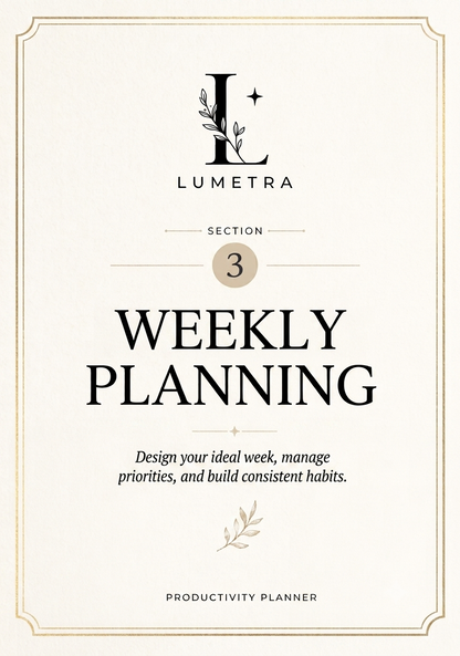 Productivity Planner Bundle