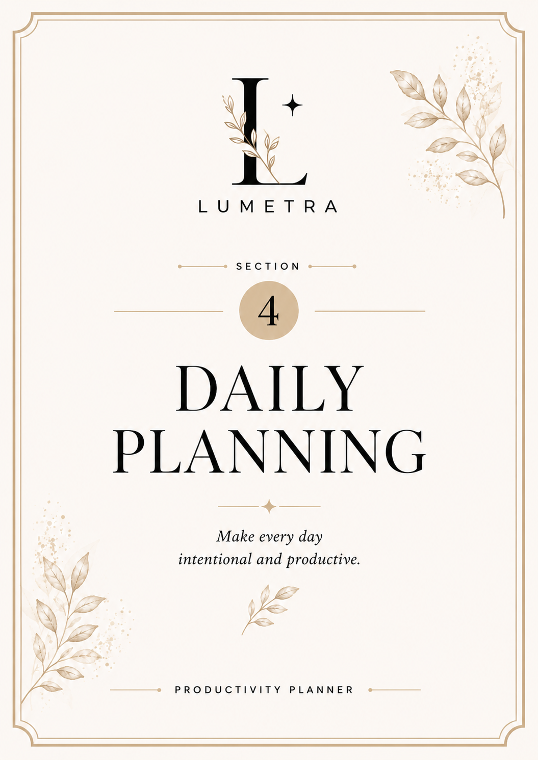 Productivity Planner Bundle