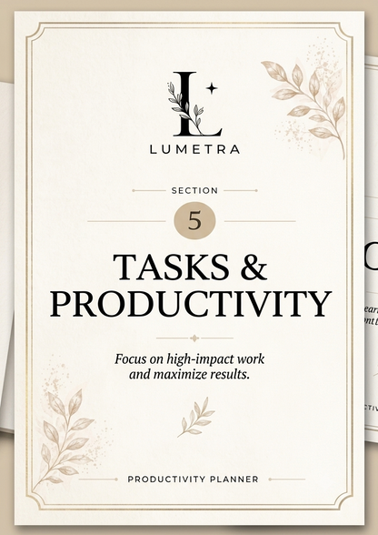 Productivity Planner Bundle