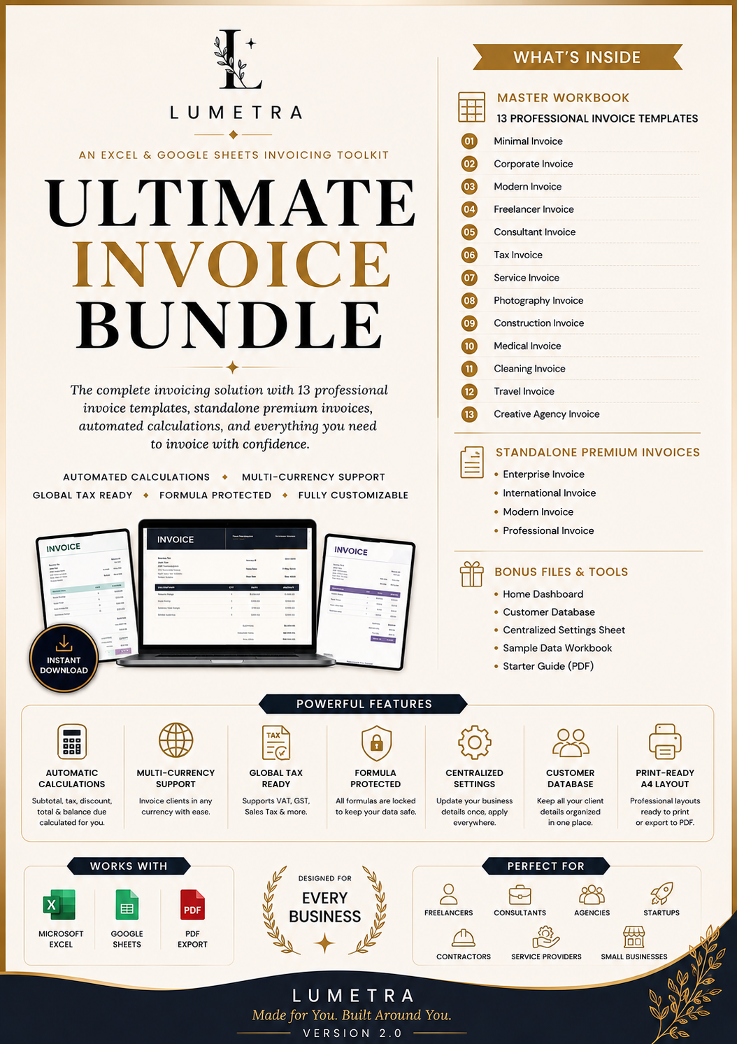Ultimate Invoice Bundle for Excel